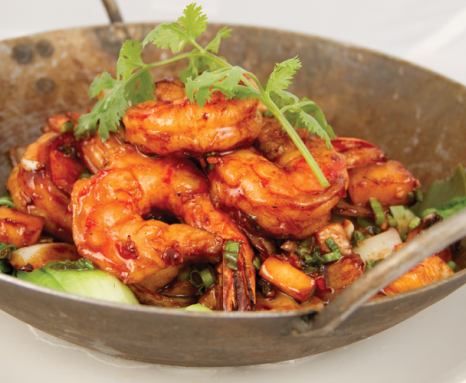 Wok Grilled Garlic Prawn